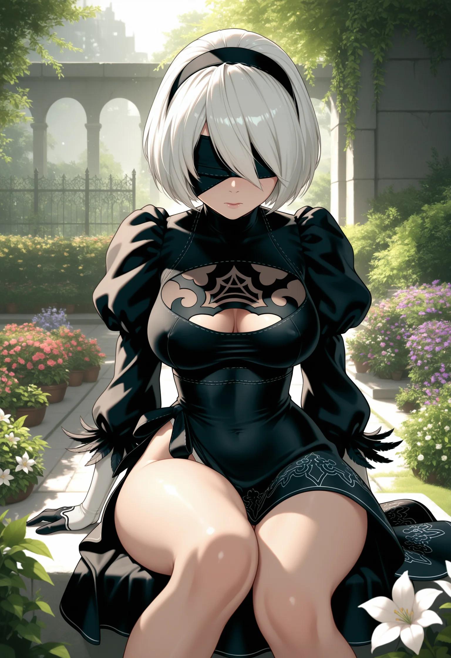 AI hentai art in visual novel CG style